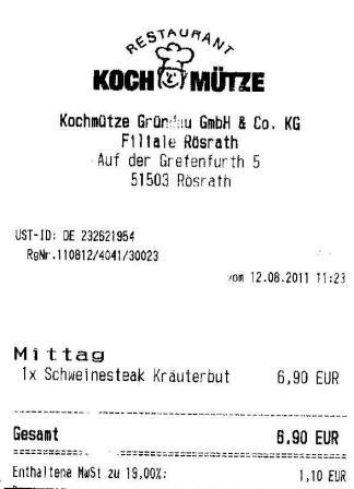 pfis Hffner Kochmtze Restaurant